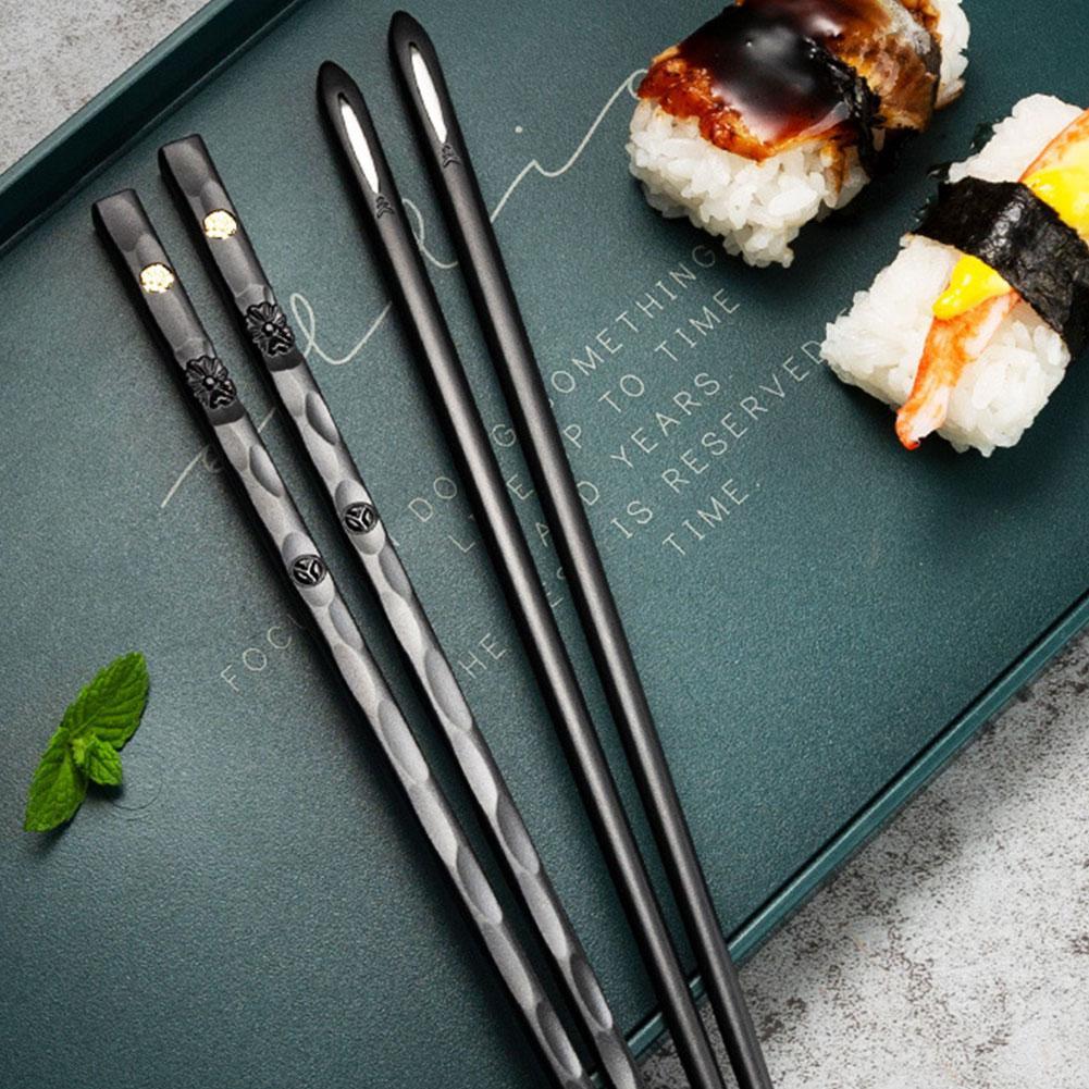 SacredHut | DineLux – Luxurious Chopstick Set with Refined Designs (5 Pairs)