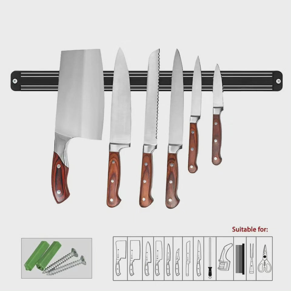 SacredHut | 50cm Kitchen Magnet Knife Holder/Knife Rack