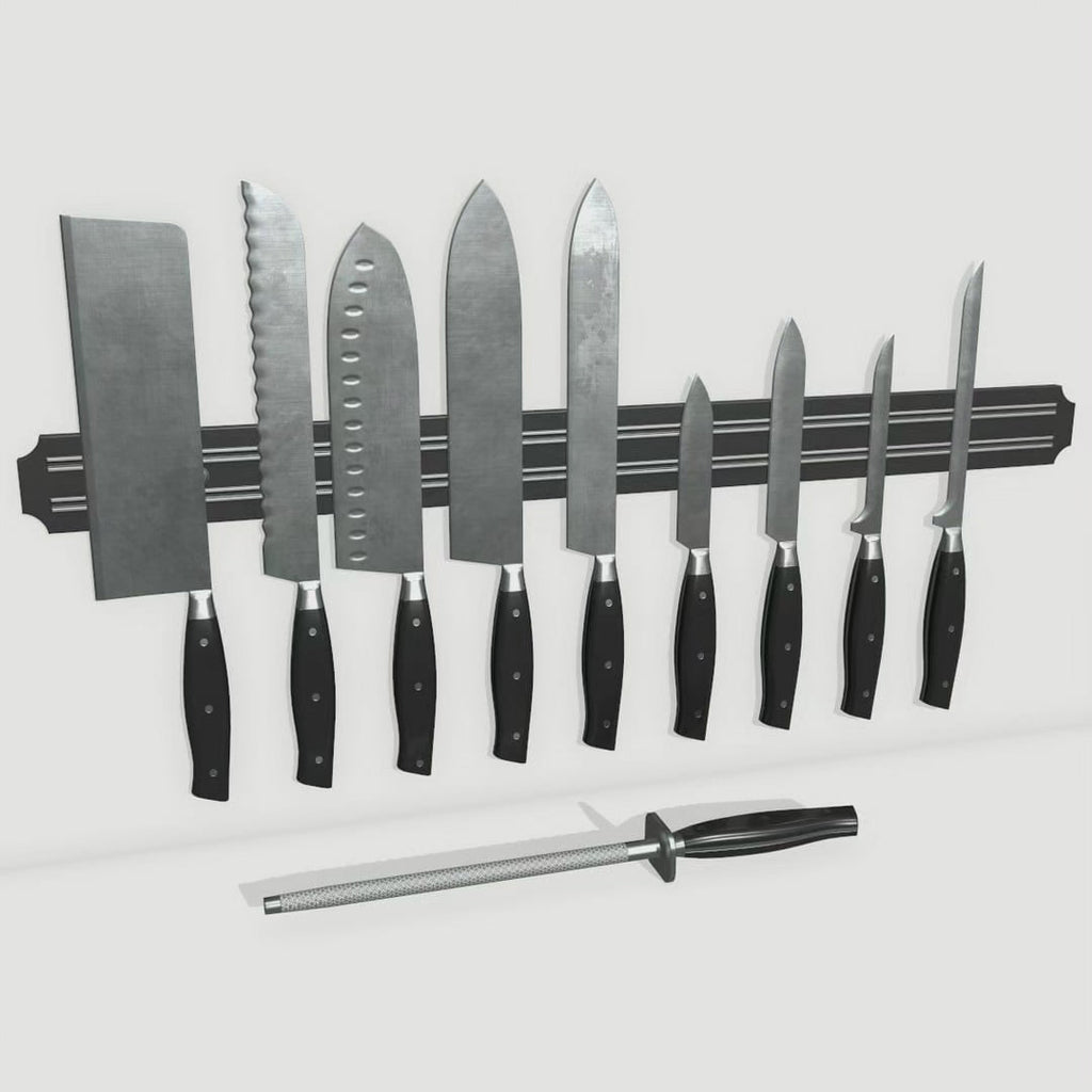 SacredHut | 50cm Kitchen Magnet Knife Holder/Knife Rack