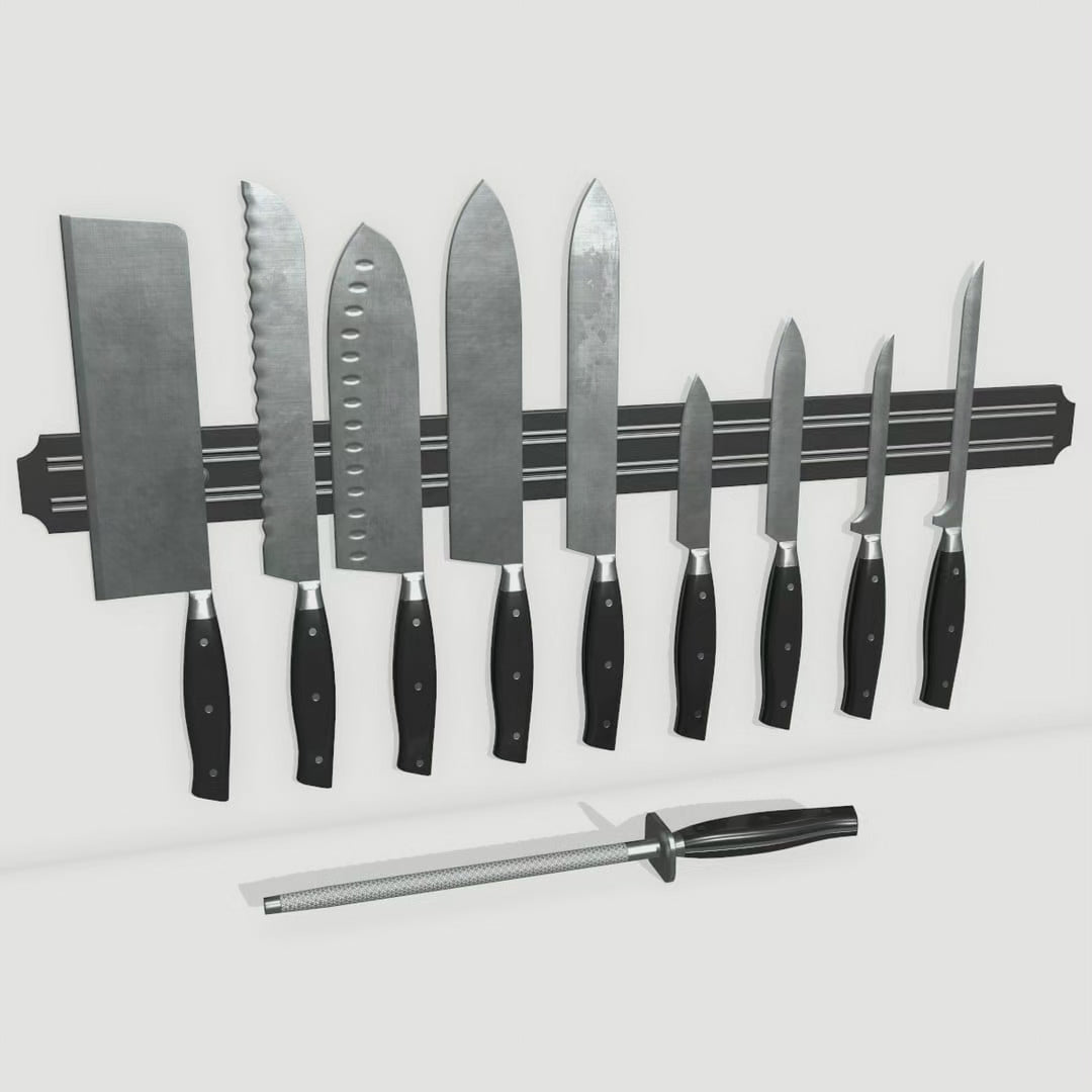 SacredHut | 50cm Kitchen Magnet Knife Holder/Knife Rack