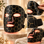 Flexible silicone 7-color LED face mask