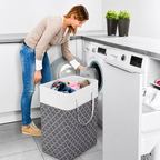 75L waterproof collapsible laundry basket with handles