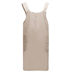 Japanese Cross-Back Apron — Beige