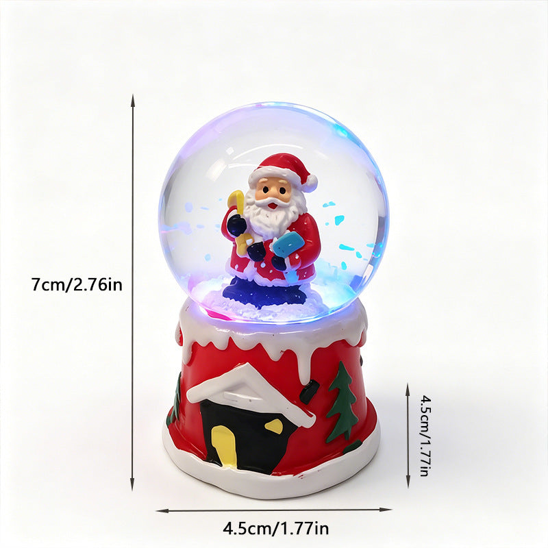 Mini Christmas Snow Globe, 7 cm, Assorted Festive Designs - product view 5