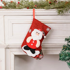 Christmas Hanging Stockings, Reindeer, Santa, Snowman & Polar Bear - product view 6
