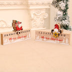 Wooden Christmas Advent Countdown Calendar, Santa or Gnome - product view 1