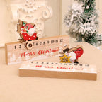 Wooden Christmas Advent Countdown Calendar, Santa or Gnome - product view 3
