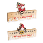 Wooden Christmas Advent Countdown Calendar, Santa or Gnome - product view 5