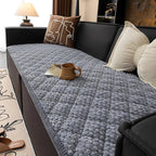 Quilted Sofa Cover — Gray Ease