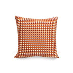 Textured Check Throw Pillow Cover, Microfiber Woven Cushion Cover — product view 1