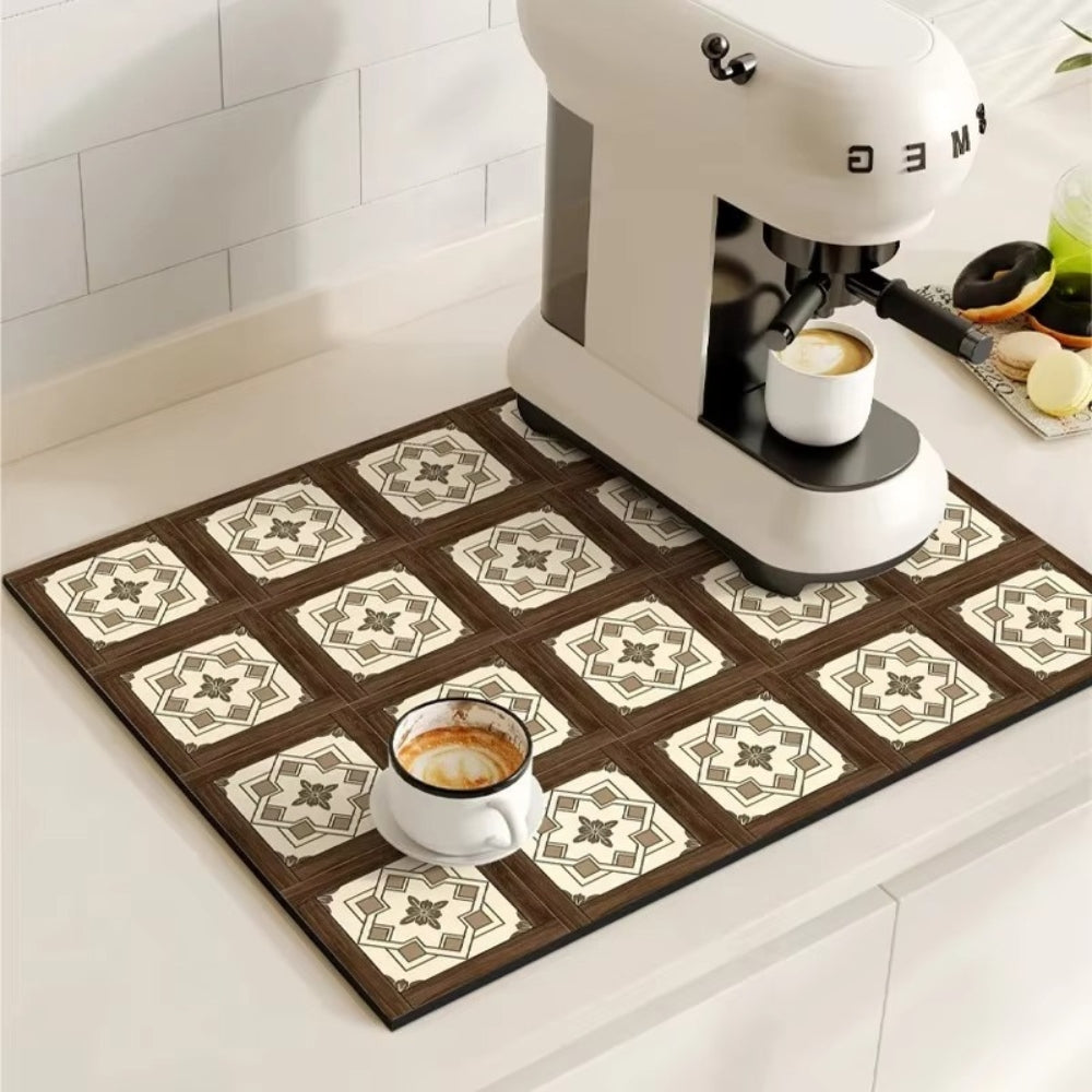 Absorbent Coffee Bar Mat — product view 2