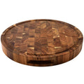 SacredHut | ButcherGrain | Thick round acacia butcher block