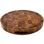 SacredHut | ButcherGrain | Thick round acacia butcher block