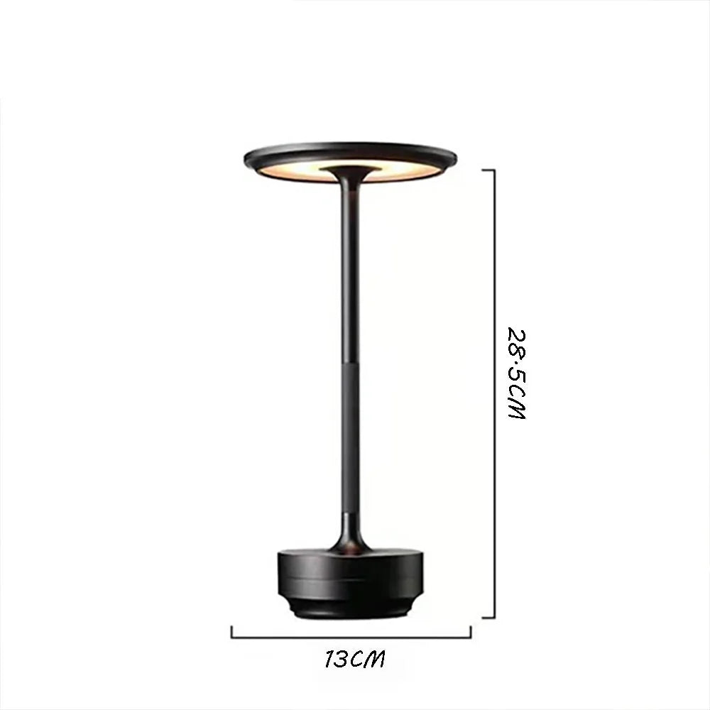 USB-C Rechargeable Table Lamp, Dimmable Aluminum LED Light - product view 9