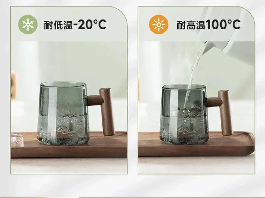 SacredHut | Ultramodern Glass Tea Cup with Filter and Lid