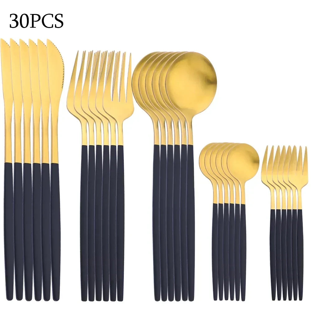 SacredHut | RefinedTable | 30-piece cutlery set