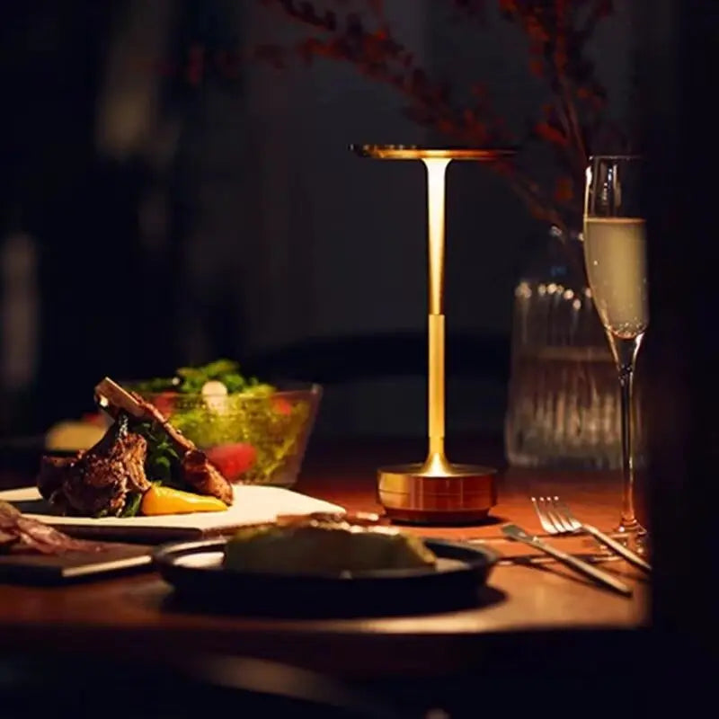 USB-C Rechargeable Table Lamp, Dimmable Aluminum LED Light - product view 4
