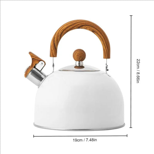 SacredHut | 1 piece 2.5/3 l liter kettle made of stainless steel, thickened kettle, gas induction stove, universal kettle, kettle