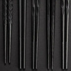 SacredHut | DineLux – Luxurious Chopstick Set with Refined Designs (5 Pairs)