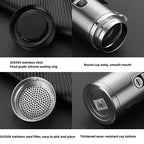 SacredHut | 800ml-1L Stainless Steel Thermos – Portable Vacuum Flask with LED Temperature Display