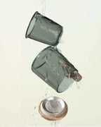 SacredHut | Ultramodern Glass Tea Cup with Filter and Lid