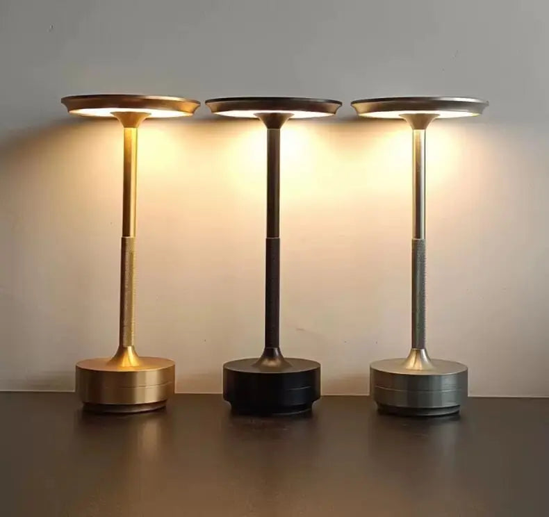 USB-C Rechargeable Table Lamp, Dimmable Aluminum LED Light - product view 2