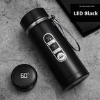 SacredHut | 800ml-1L Stainless Steel Thermos – Portable Vacuum Flask with LED Temperature Display