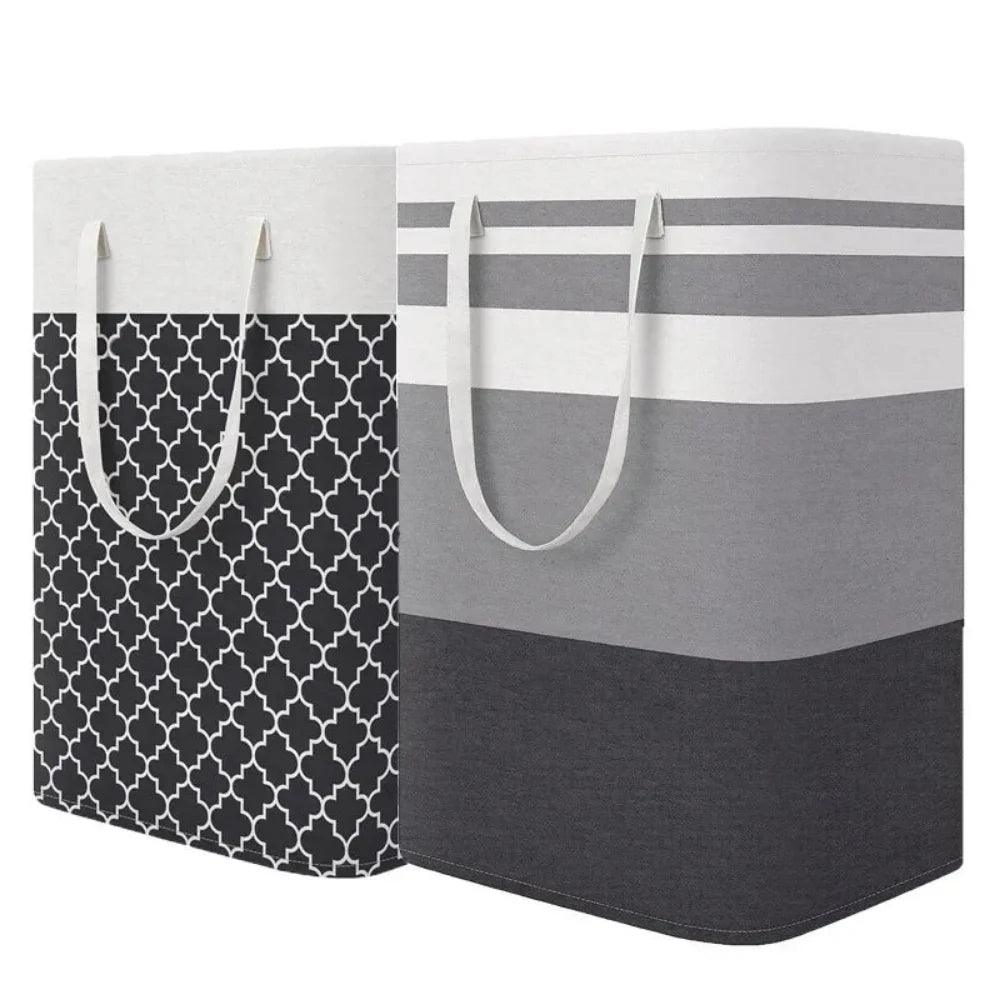 75L waterproof collapsible laundry basket with handles