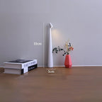 Rechargeable LED Table Lamp, Slim Touch-Dimmable Bedside Light - White, Changeable