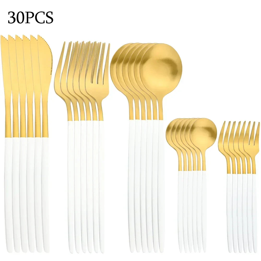 SacredHut | RefinedTable | 30-piece cutlery set