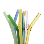 SacredHut | Glass straw - Set of 4