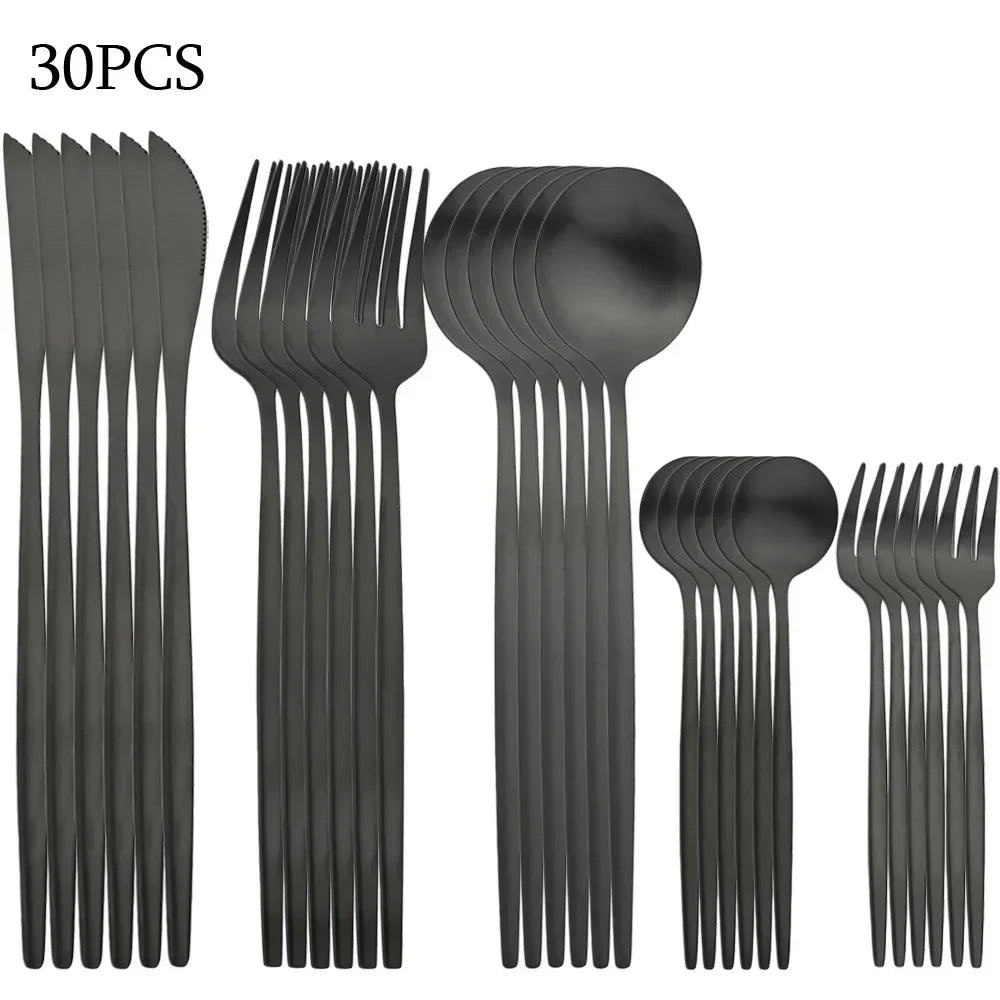 SacredHut | RefinedTable | 30-piece cutlery set