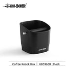 SacredHut | 0.9–1.2 l Espresso knock box, detachable knock bar and non-slip base, square coffee grounds waste, barista desktop accessories