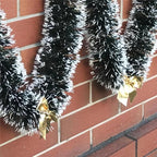 Snow-Flocked Christmas Garland, 2 m PVC Holiday Decoration - product view 3