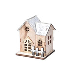LED Christmas House Lantern, Battery-Powered Holiday Decoration - product view 1