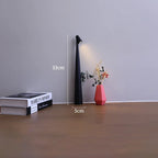 Rechargeable LED Table Lamp, Slim Touch-Dimmable Bedside Light - Black, Changeable