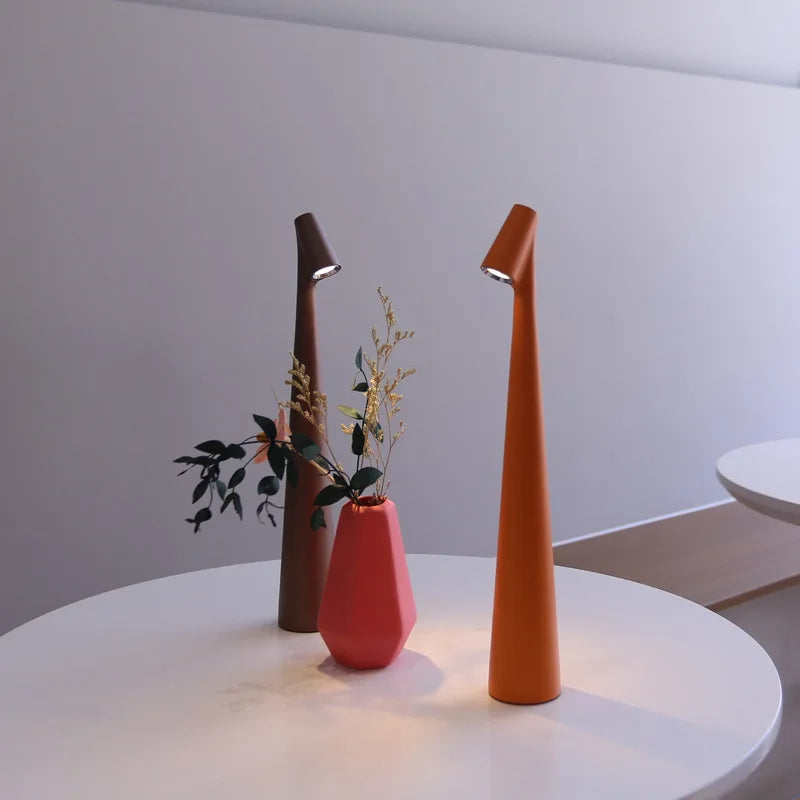 Rechargeable LED Table Lamp, Slim Touch-Dimmable Bedside Light - product view 2