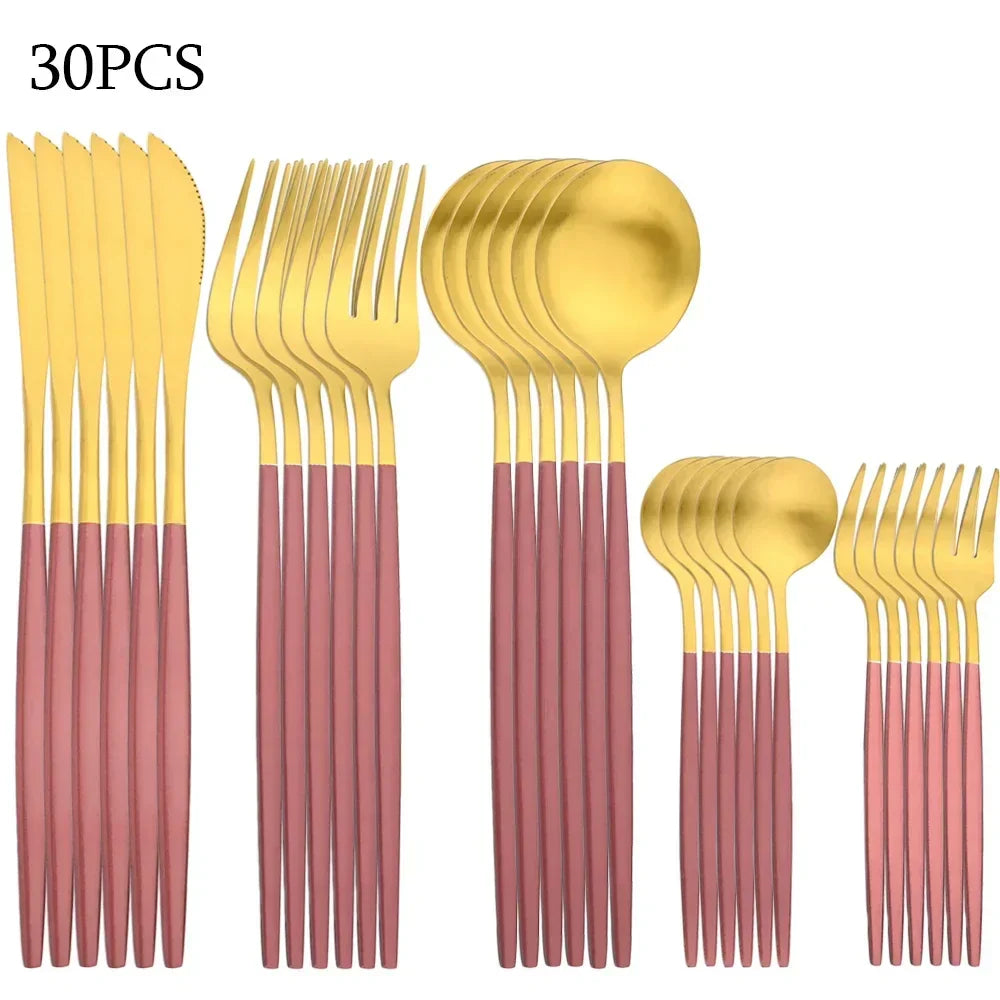SacredHut | RefinedTable | 30-piece cutlery set