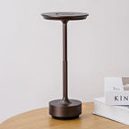 USB-C Rechargeable Table Lamp, Dimmable Aluminum LED Light - Champagne