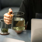 SacredHut | Ultramodern Glass Tea Cup with Filter and Lid