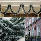 Snow-Flocked Christmas Garland, 2 m PVC Holiday Decoration - product view 5
