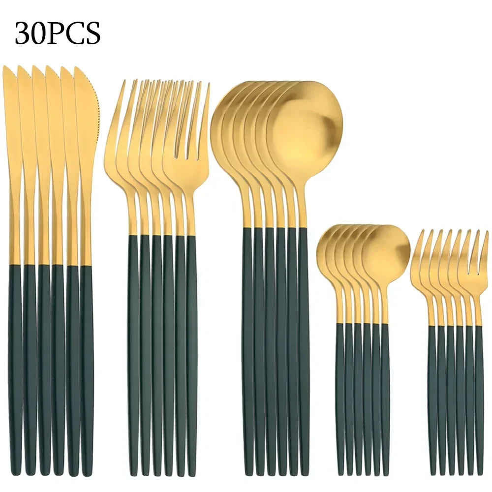 SacredHut | RefinedTable | 30-piece cutlery set