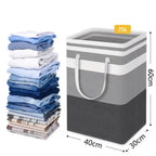 75L waterproof collapsible laundry basket with handles