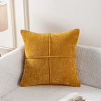 Stitched Throw Pillow Cover, Soft Microfiber Hidden-Zipper Cushion Cover — product view 10
