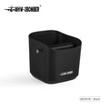 SacredHut | 0.9–1.2 l Espresso knock box, detachable knock bar and non-slip base, square coffee grounds waste, barista desktop accessories
