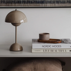 Mushroom Pod Table Lamp, Rechargeable Touch-Dimmable LED Light - product view 1