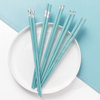 SacredHut | DineLux – Luxurious Chopstick Set with Refined Designs (5 Pairs)