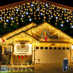 Warm White Outdoor Christmas Curtain Lights, 4–32 m Lengths - Warm White, 4M(B) X 0.6M(H)