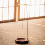Wooden Incense Burner with Metal Holder, Decorative Incense Stand — product view 1