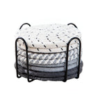 Woven Cotton Coasters, Set of 8 Absorbent Table Protectors — product view 8